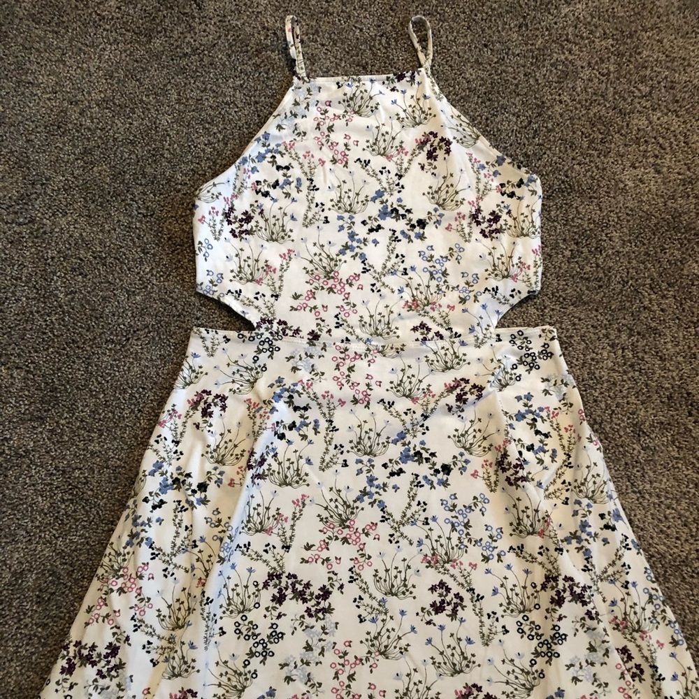 Garage floral white dress